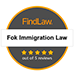 FindLaw Five-Star Rating badge