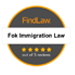 Findlaw | Fok Immigration Law | 5 Star Review