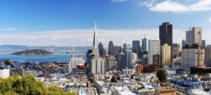 Picture of Bay Area city skyline